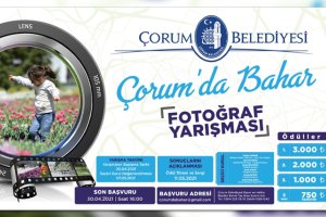 Çorum'da Bahar Fotoğraf Yarışması