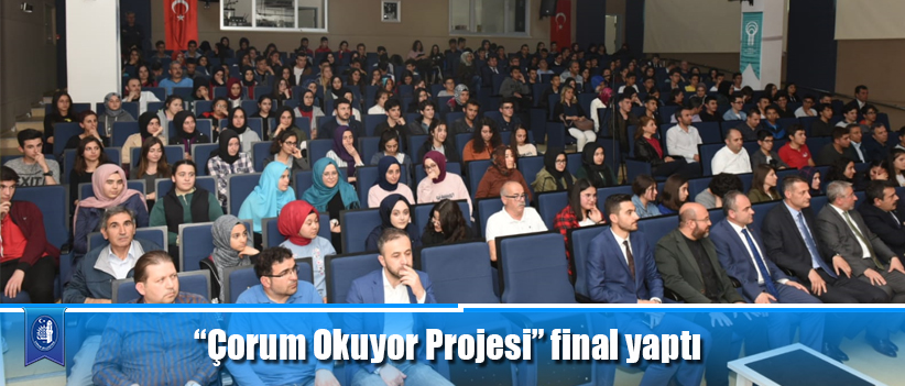 “Çorum Okuyor Projesi” final yaptı