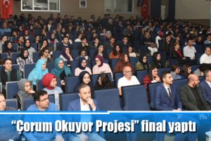 “Çorum Okuyor Projesi” final yaptı