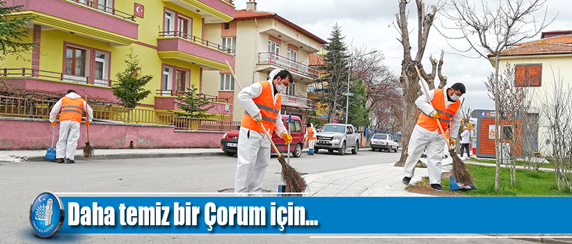 Daha temiz bir Çorum için…