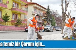 Daha temiz bir Çorum için…