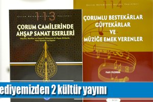 Belediyemizden 2 kültür yayını