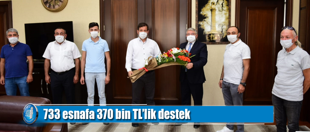 733 esnafa 370 bin TL’lik destek