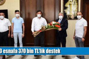 733 esnafa 370 bin TL’lik destek