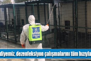 Belediyemiz, dezenfeksiyon çalışmalarını tüm hızıyla sürdürüyor