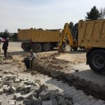 Belediyemizden 112 Ambulans istasyonuna dezenfeksiyon alanı