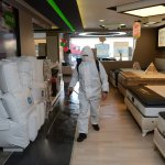 Dezenfeksiyon timi gece gündüz çalışıyor