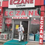 Ana caddelerde dezenfekte çalışmaları sürüyor