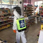 Ana caddelerde dezenfekte çalışmaları sürüyor