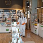 Ana caddelerde dezenfekte çalışmaları sürüyor