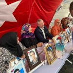 Başkan Aşgın ve Rektör Öztürk, Diyarbakır anneleriyle nöbet tuttu