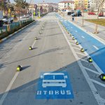 Yeni otobüs durağında çalışmalar sona yaklaştı