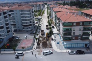 Mahmutevler Caddesi yenileniyor