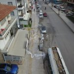 Ata Caddesi ve Cemilbey Caddesi virüse karşı yıkandı