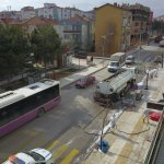 Ata Caddesi ve Cemilbey Caddesi virüse karşı yıkandı