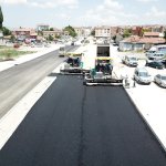 Başkan Aşgın Çöplü Caddesi'nde asfalt serimini inceledi