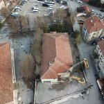 Eski BİLSEM binası yıkıldı
