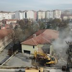 Eski BİLSEM binası yıkıldı