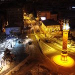 Şehir içerisinde toplanan karlar Çomar Barajı’na taşınıyor