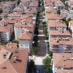 Şenyurt Caddesinde yenileme çalışması