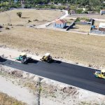 Gülkent 1.Cadde’nin asfaltı tamam