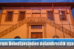 Çorum Belediyesinden dolandırıcılık uyarısı