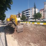 Belediyemiz, Dr. Sadık Ahmet Caddesini yeniliyor