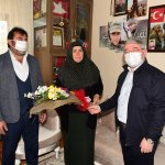 Anneler Gününde Başkan Aşgın'dan anlamlı ziyaret