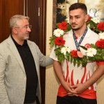 Şampiyonlardan Başkan Aşgın'a ziyaret