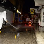 Belediyemiz, arastayı da yıkayıp dezenfekte etti