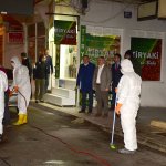 Belediyemiz, arastayı da yıkayıp dezenfekte etti