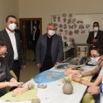 Aşgın ve Öztürk Engelli Eğitim Merkezini ziyaret etti