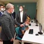 Aşgın ve Öztürk Engelli Eğitim Merkezini ziyaret etti