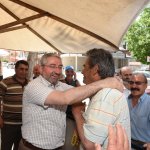 Aşgın çalışmaları inceledi, vatandaşı dinledi