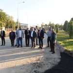 Başkan Aşgın, asfalt çalışmasını inceledi