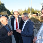 Başkan Aşgın, asfalt çalışmasını inceledi