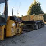 Başkan Aşgın, asfalt çalışmasını inceledi