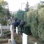 Ulu Mezarlıkta hummalı çalışma
