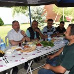 Başkan Aşgın, pazarcılarla kahvaltıda buluştu