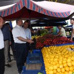 Başkan Aşgın, pazarcılarla kahvaltıda buluştu