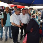 Başkan Aşgın, pazarcılarla kahvaltıda buluştu