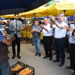 Başkan Aşgın, pazarcılarla kahvaltıda buluştu