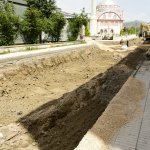 Üçtutlarda kanalizasyon çalışması