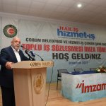 Belediyemizde toplu iş sözleşmesi sevinci