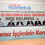 Belediyemizde toplu iş sözleşmesi sevinci