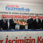 Belediyemizde toplu iş sözleşmesi sevinci