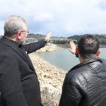 Başkan Aşgın, yıkım yapılan bölgede incelemede bulundu