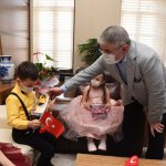 Minik Aymina, 23 Nisan Belediye Başkanı oldu