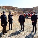 Başkan Aşgın, taş ocağında incelemelerde bulundu