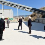 Başkan Aşgın, taş ocağında incelemelerde bulundu